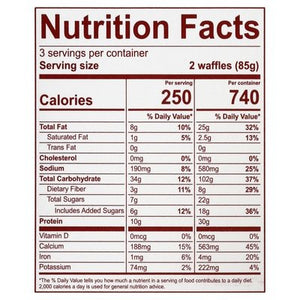Van`S International Foods Power Grain Blueberry Waffles 12/9 OZ [UNFI #71420]