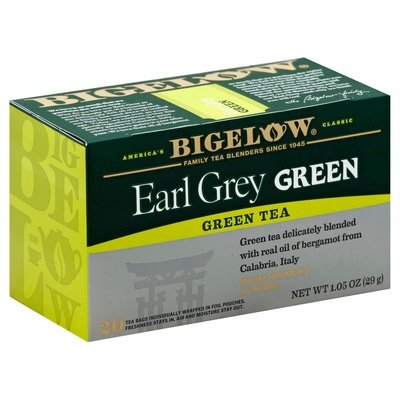 Bigelow Earl Gry Grn Tea 6/20 BAG [UNFI #79602]