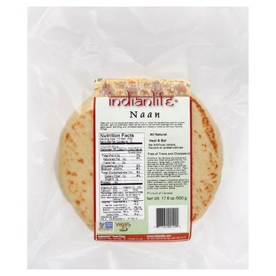 Indian Life Plain Naan 16. 12/17.6 OZ [UNFI #71140]