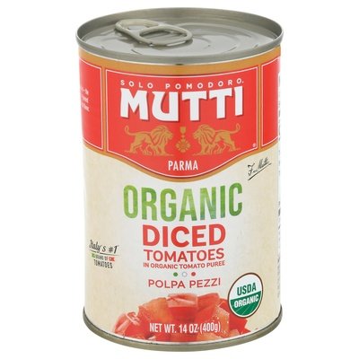 Mutti Organic Diced Tomatoes 6/14 Oz [UNFI #13081]