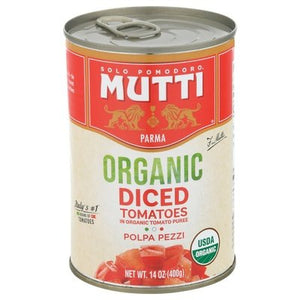 Mutti Organic Diced Tomatoes 6/14 Oz [UNFI #13081]