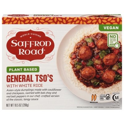 Saffron Road General Tso`s With Rice 8/10.5 OZ [UNFI #27251]