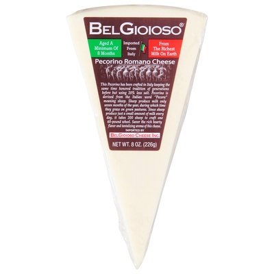 Bel Gioioso Pecorino Romano 8Oz 12/8 Oz [Peterson #16874]