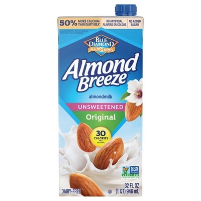 Blue Diamnd Orig Unswt Breeze Almd Bev 12/32 OZ [UNFI #20120]