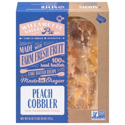 Willamette Valley Pie Co Cobbler, Peach 6/26 Oz [UNFI #71511]