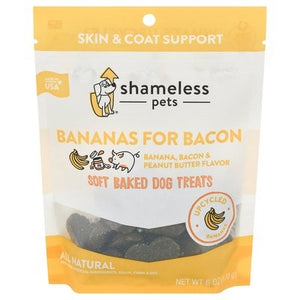 Shameless Pets Bananas For Bacon Soft Bsct 6/6 OZ [UNFI #37299] T