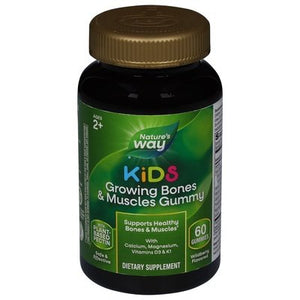 Nature`S Way Kids Growing Bones & Muscle 60 Ct [UNFI #22045] T