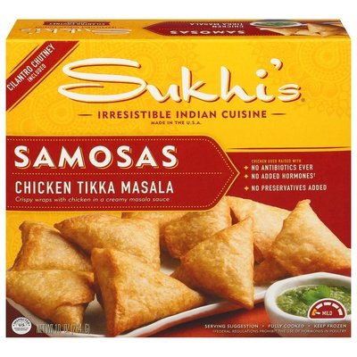 Sukhi`S Chicken Tikka Masala Samosas 6/10 OZ [UNFI #58037]