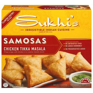 Sukhi`S Chicken Tikka Masala Samosas 6/10 OZ [UNFI #58037]