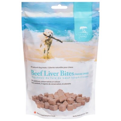 Caledon Farms Beef Liver Bites Dog Treats 4/5.3 OZ [UNFI #01422] T