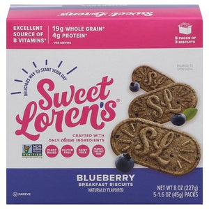 Sweet Lorens Blueberry Breakfast Biscuit 6/8 Oz [UNFI #55177]