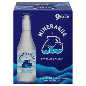 Mineragua Plain Sparkling Water 1/9/12.5 OZ [UNFI #82390] T