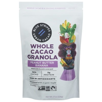 Blue Stripes Whole Cacao Pbtr Banana 6/8 Oz [UNFI #83779]