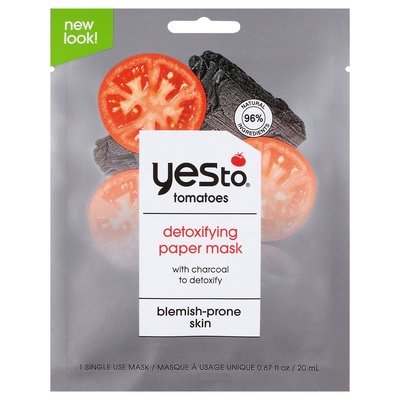 Yes To Char Mud Ppr 1 Ct 6/.67 OZ [UNFI #46996]