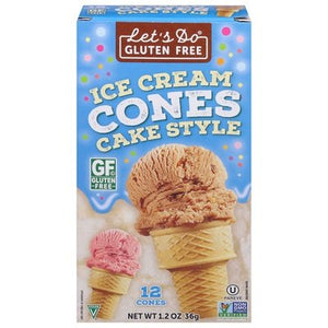 Lets Do Ice Cream Cones Gf 12/1.2 OZ [UNFI #36187]