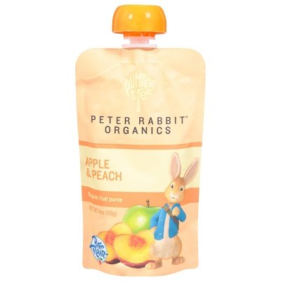 OG2 Peter Rabbit Snack Peach Apple 10/4 OZ [UNFI #52023]