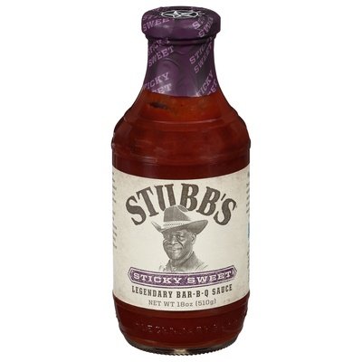 Stubbs Bbq Sce Stky Swt 6/18 OZ   [UNFI #67430]