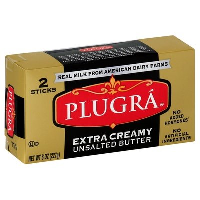 Plugra Unsalted Butter 12/8 Oz [UNFI #61972]