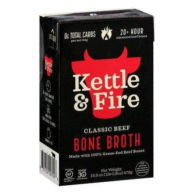 Kettle & Fire Grass Fed Bf Bn Brth 6/16.9 OZ [UNFI #18039]