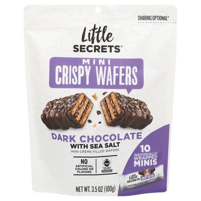 Little Secrets Dark Chocolate Sea Salt 6/3.5 Oz [UNFI #63526]