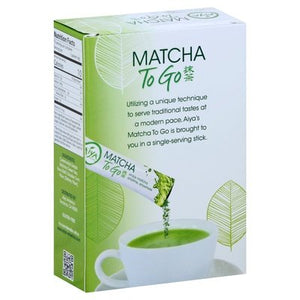 Aiya Matcha To Go Sticks .14 8/10 CT [UNFI #29402]