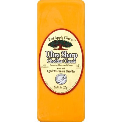 Red Apple Cheddar Ultra Sharp 12/8 Oz [Peterson #10542]