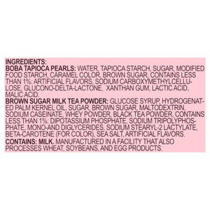 A-Sha Foods Brn Sugar Bubble Milk Tea Kit 6/15.52 Oz [UNFI #09403]