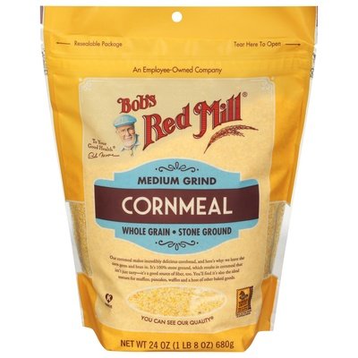 Bobs Red Mill Medium Grind Cornmeal 4/24 OZ [UNFI #81948]