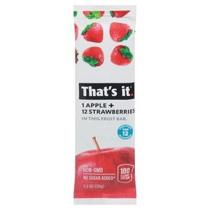 Thats It Apl Straw Bar 12/1.2 OZ [UNFI #61670]