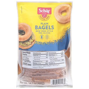 Schar Plain Bagel 4/14.1 OZ [UNFI #37564]