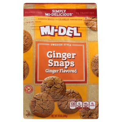 Mi-Del Ginger Snaps 8/10 OZ [UNFI #15393]