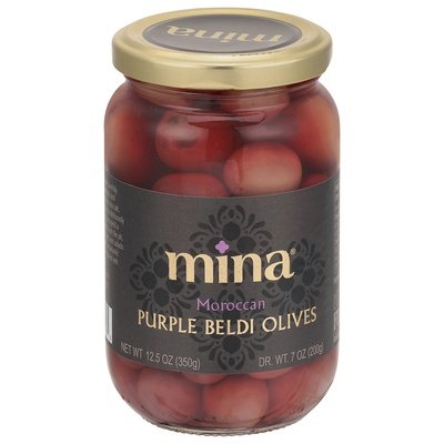 Mina Purple Beldi Olives 6/12.5 OZ [UNFI #66734]