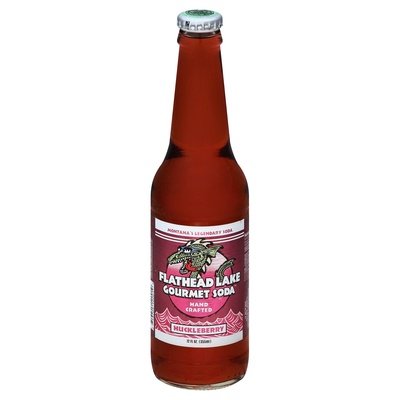 Flathd Soda Huckleberry 6/4/12 OZ [UNFI #75162]
