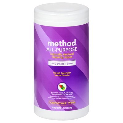 Method French Lavender Wipes 6/70 CT [UNFI #21677] T