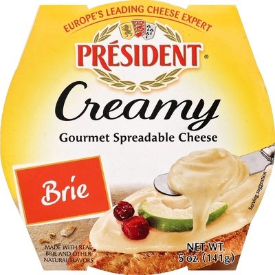 President Brie Creamy Gourmet Spreadable 8/5 Oz [Peterson #24867]