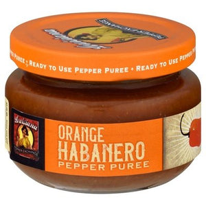 Louisiana Pepper Exchange Orange Habanero Pepper Puree 12/4 Oz [UNFI #14754]
