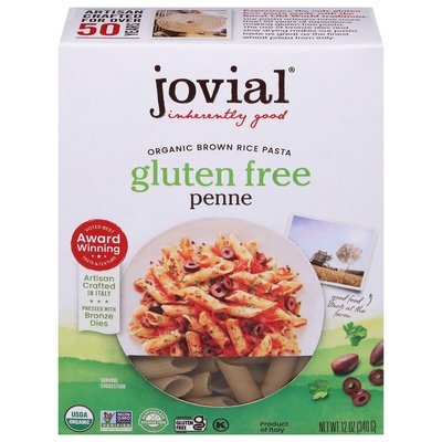 OG1 Jovial Brown Rice Penne Rigate Gf 12/12 OZ [UNFI #31208]