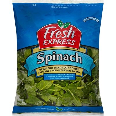 F.E.SPINACH CELLO BAG 12/8OZ [Charlies #016-02970]