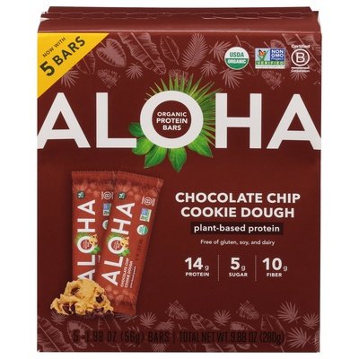 Aloha Chocolate Chip Cookie Dough 6/5 Pack [UNFI #13123]