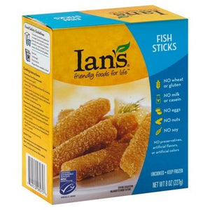 Ians Fish Sticks Wf/Gf 12/8 OZ [UNFI #74728]