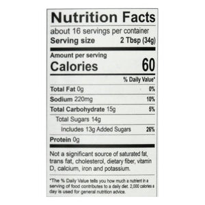 Rib.R Bbq Sauce Original 6/19 OZ [UNFI #46473]