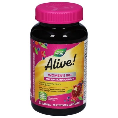 Natures Way Alive! Womens 50+ Multi Vit 60 Ct [UNFI #11815]