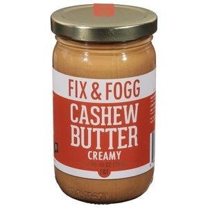 Fix & Fogg Cashew Butter, Creamy 6/10 OZ [UNFI #58444]
