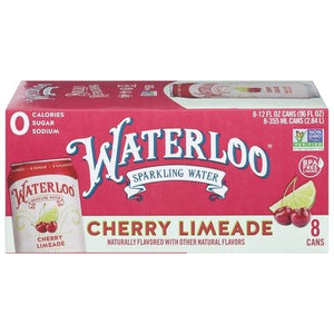 Waterloo Cherry Limeade 3/8/12 Oz [UNFI #80494]