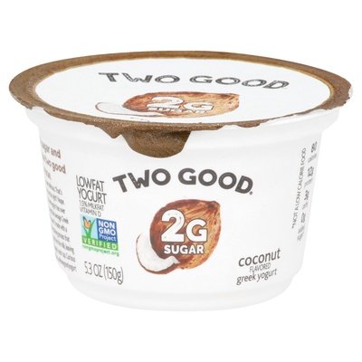 Two Good Greek Yogurt Coconut Low Fat 12/5.3 Oz [UNFI #39829]