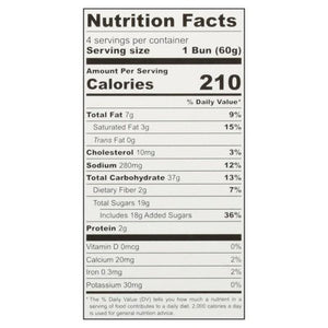 Katz Gluten Free Honey Buns 6/8.5 Oz [UNFI #22971]