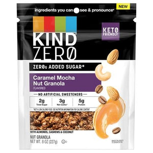 Kind Zero Sugar Caramel Mcha Granola 5/8 Oz [UNFI #75788]