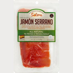 Solera Jamon Serrano Thin Sliced 12/3 Oz [Peterson #28434]