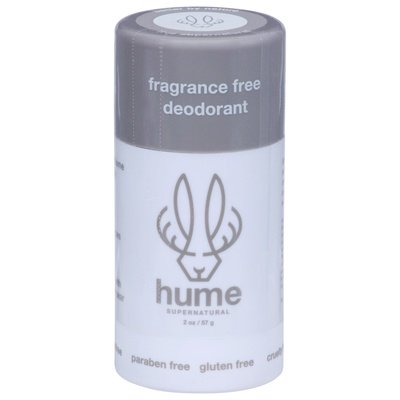 Hume Supernatural Deodorant Fragrance Free Stick 2 Oz [UNFI #29080]