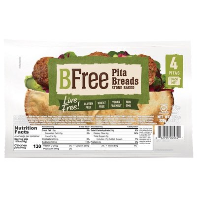 Bf Gf Pita 4 Pack 12/7.76 Z [UNFI #73873]